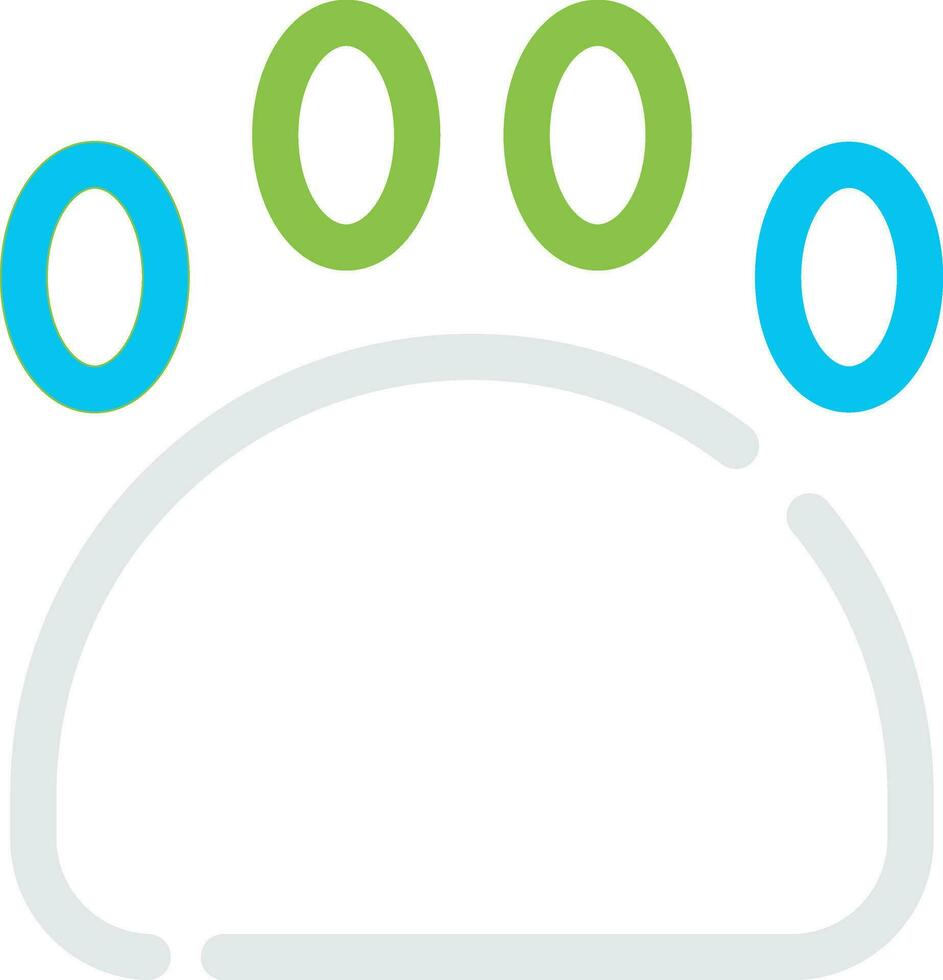 Two Different Color Design vector