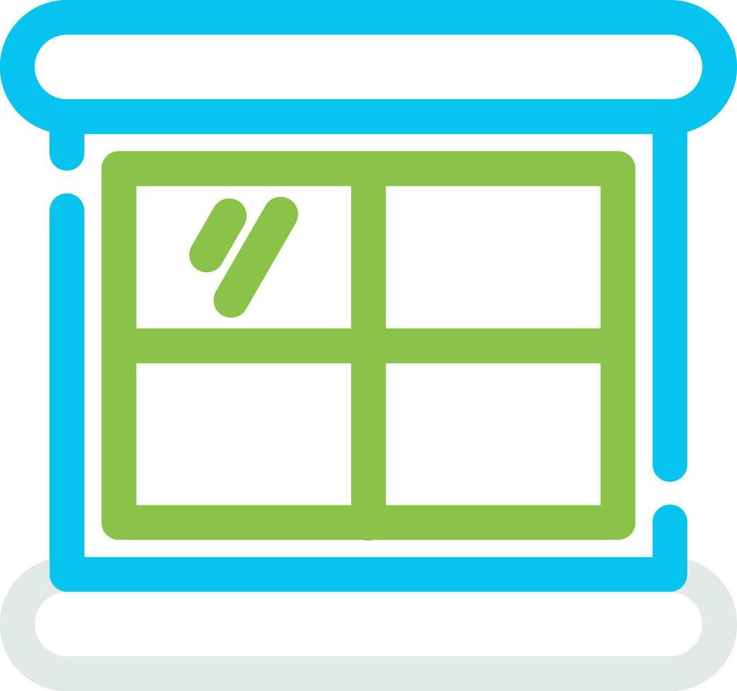 Window Creative Icon Design vector
