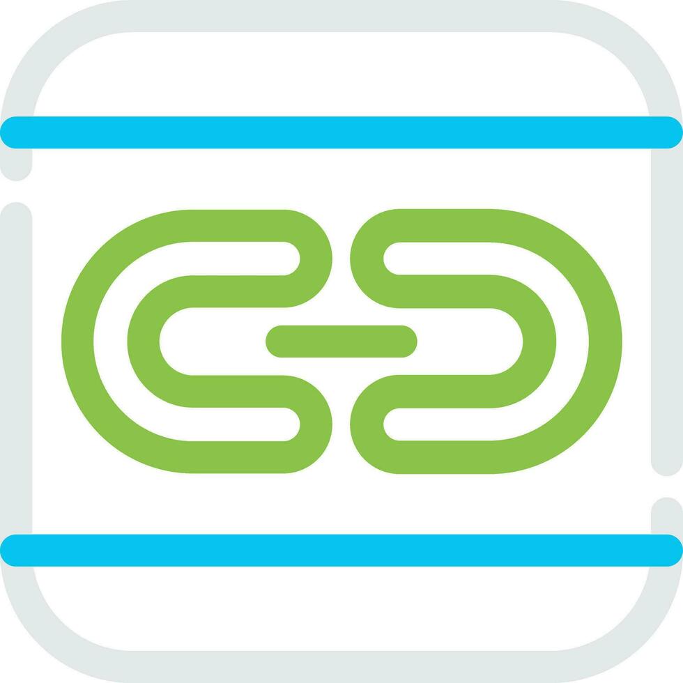 Link Creative Icon Design vector