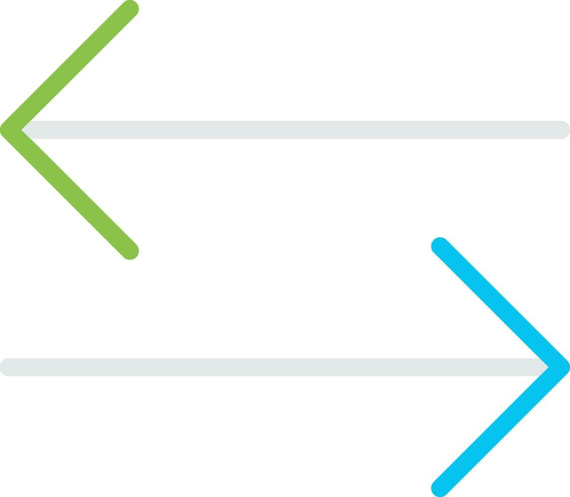 Double Arrow Creative Icon Design vector