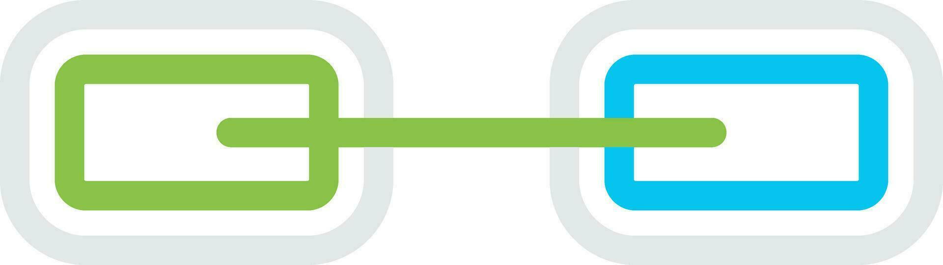 Link Creative Icon Design vector