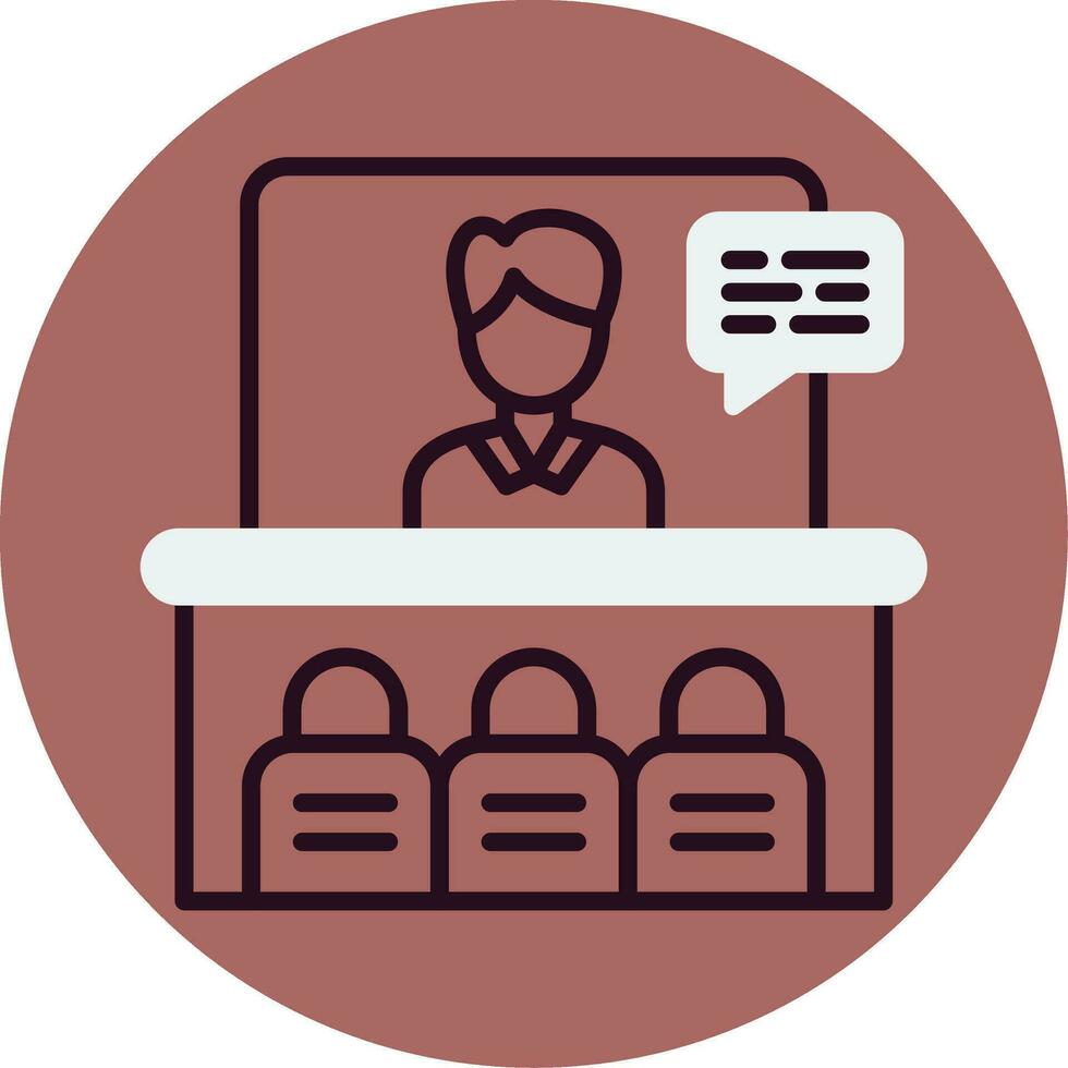 Video Conference Vector Icon