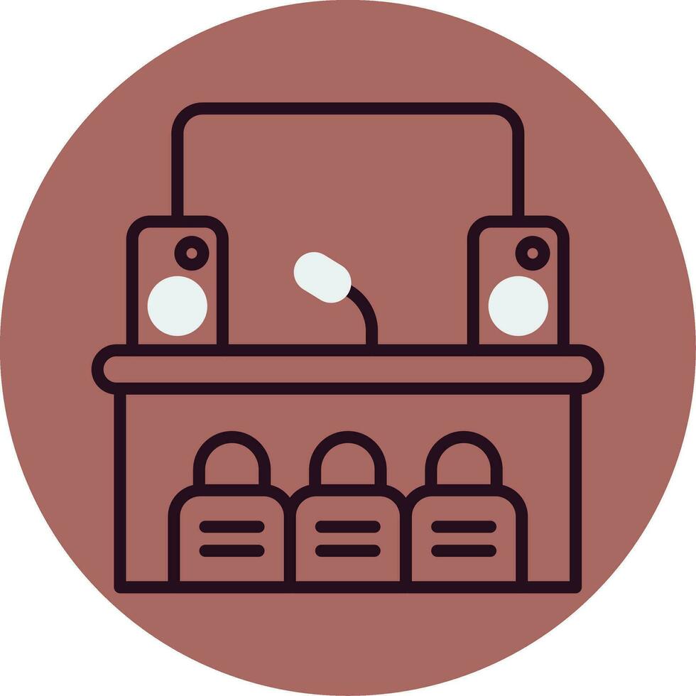 Stage Vector Icon