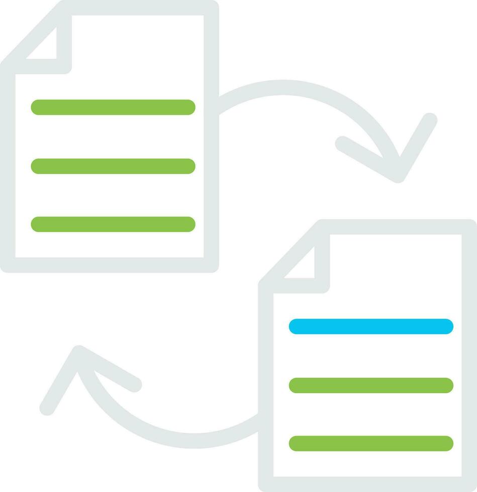Copy Document Creative Icon Design vector
