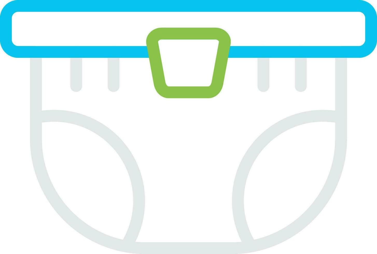 Diapers Creative Icon Design vector