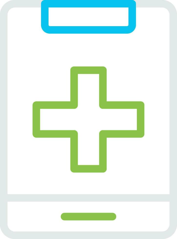 Medical Phone Creative Icon Design vector