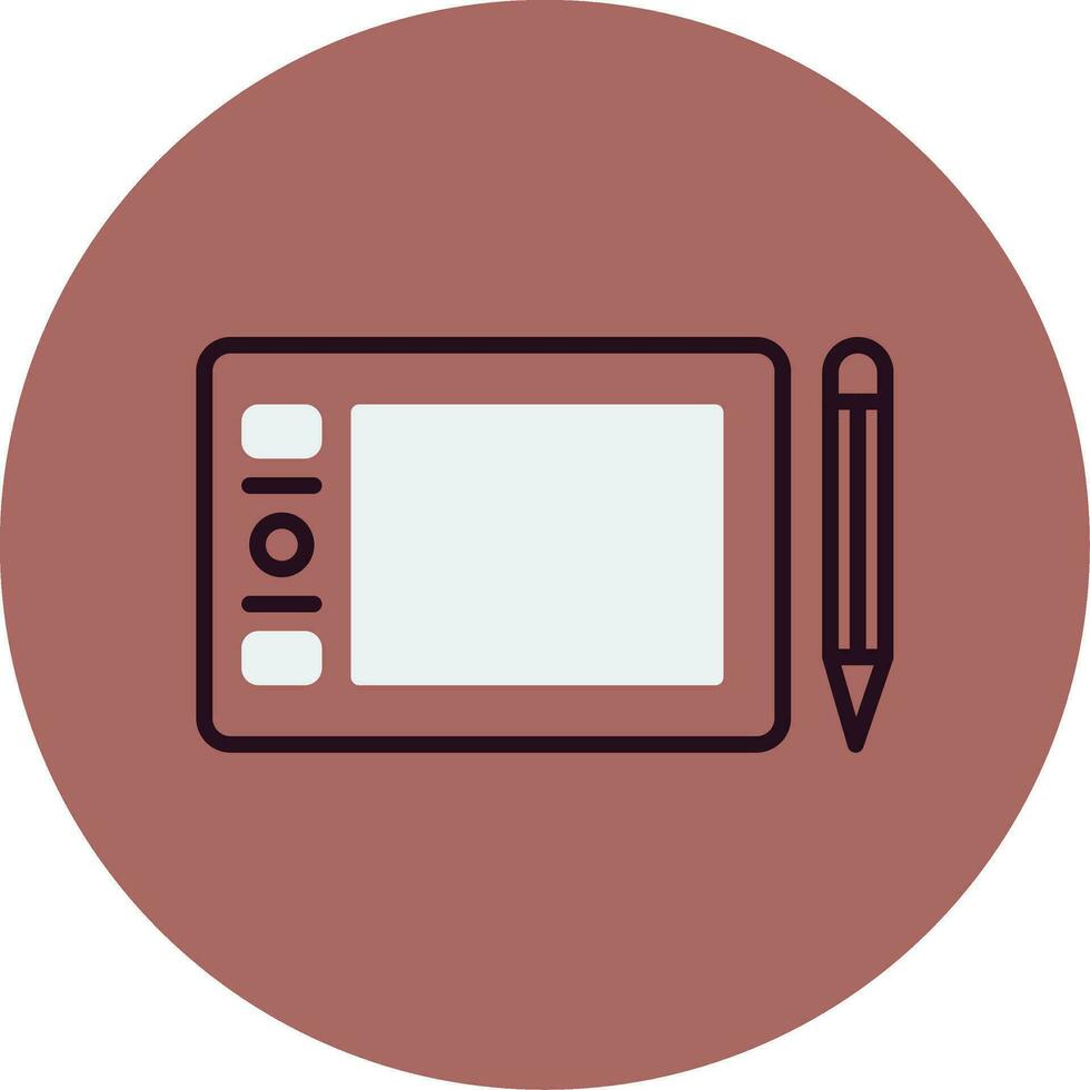 Graphic Tablet Vector Icon