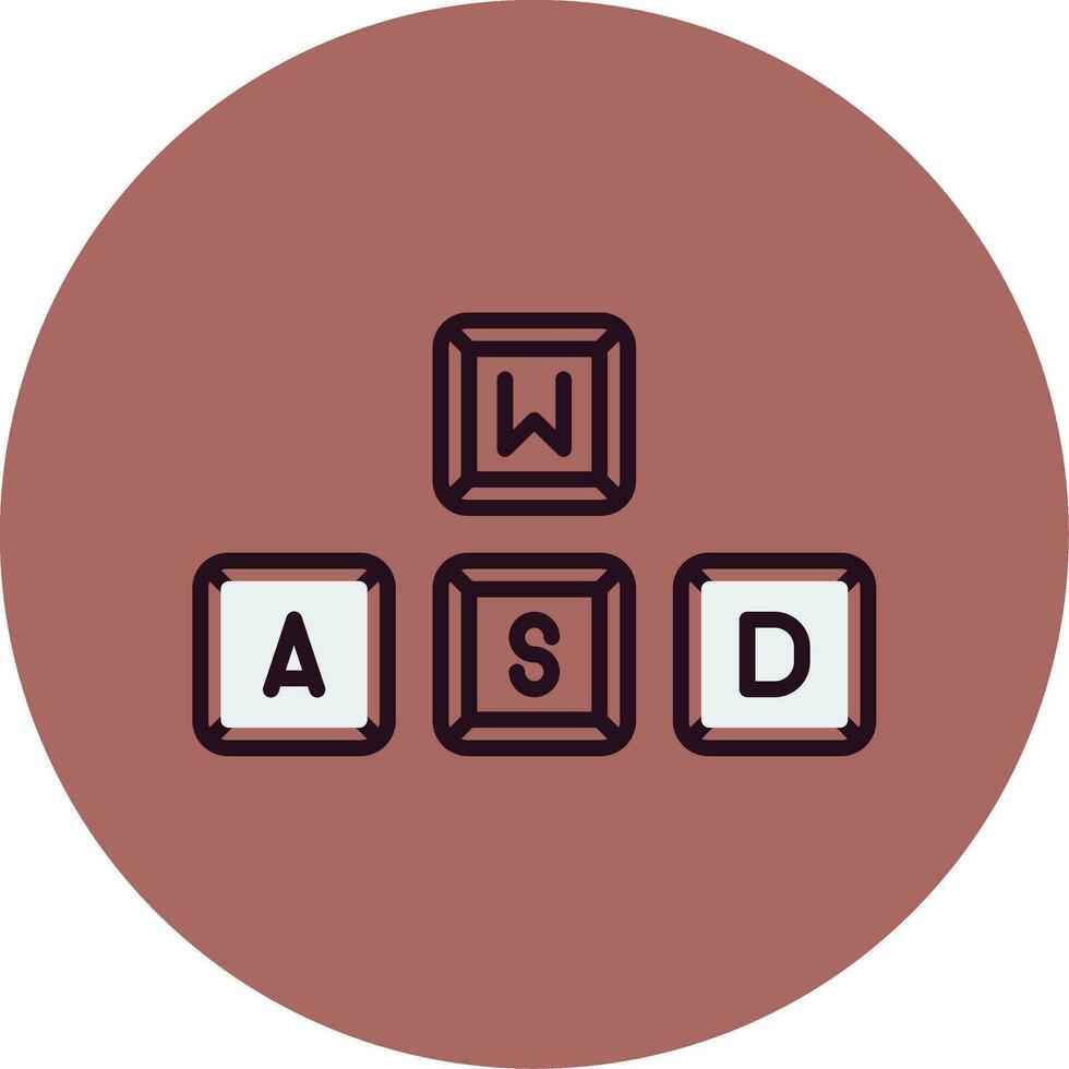 teclado botón vector icono