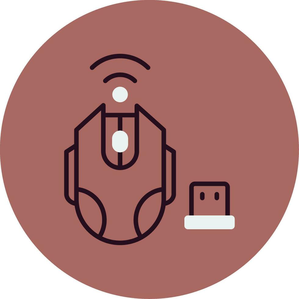 Wireless Mouse Vector Icon