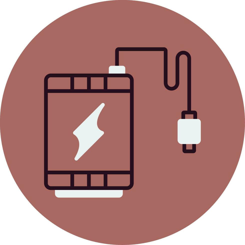 Power Bank Vector Icon
