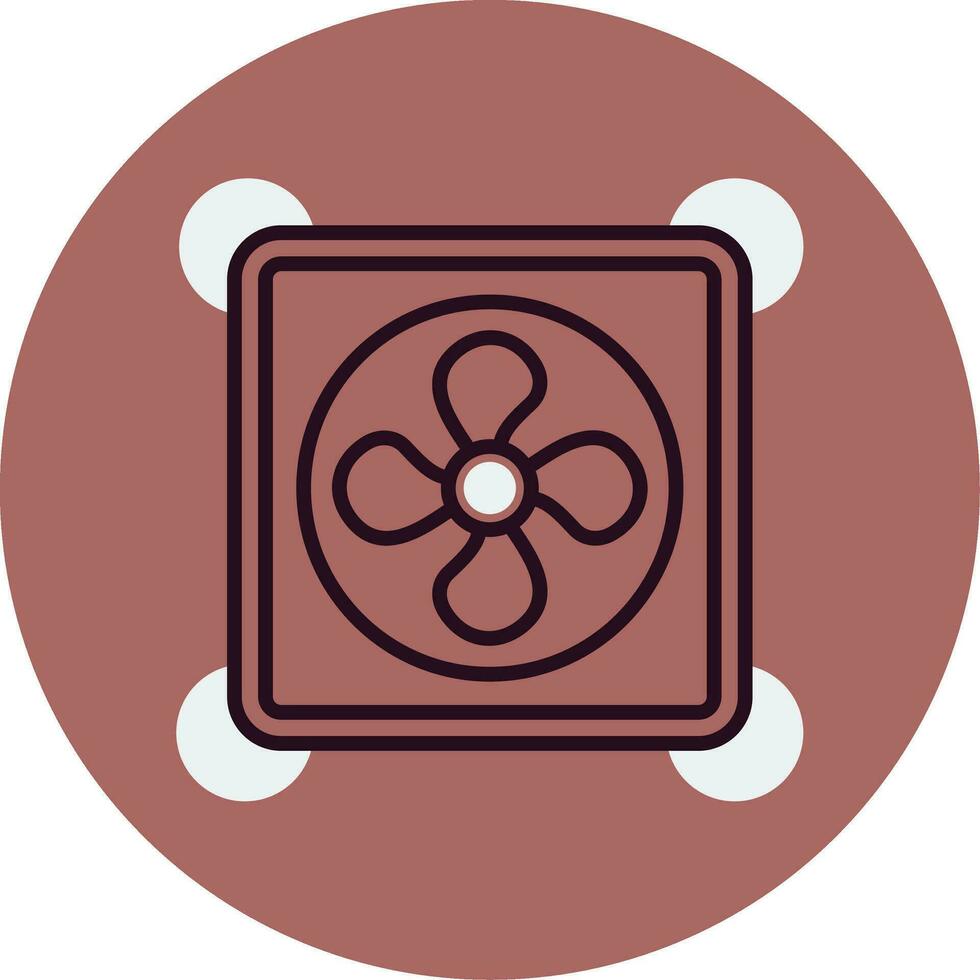 icono de vector de ventilador