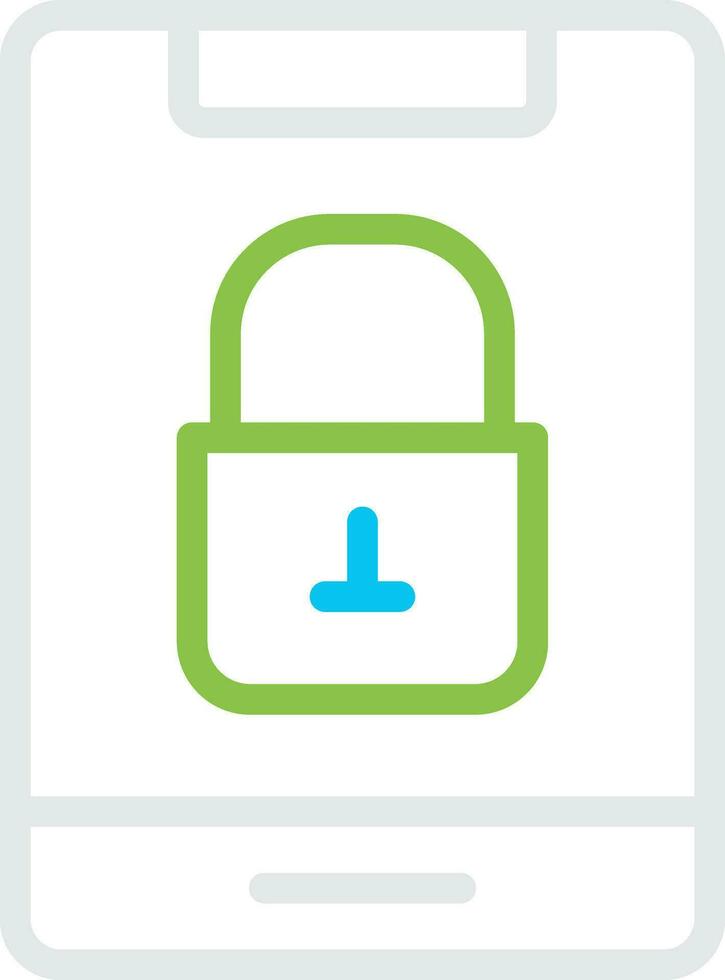 Lock Screen Creative Icon Design vector