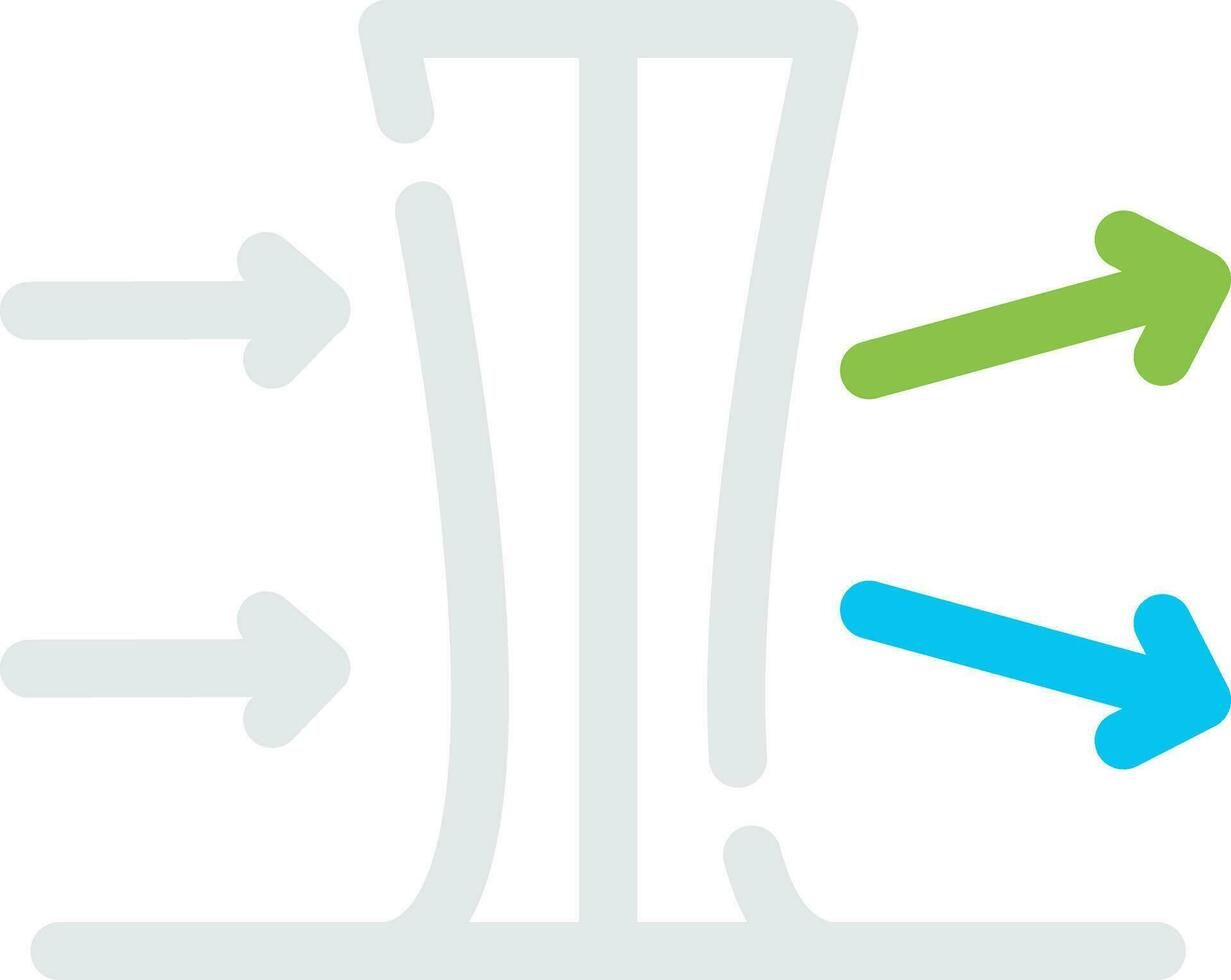 Normal Index Lenses Creative Icon Design vector