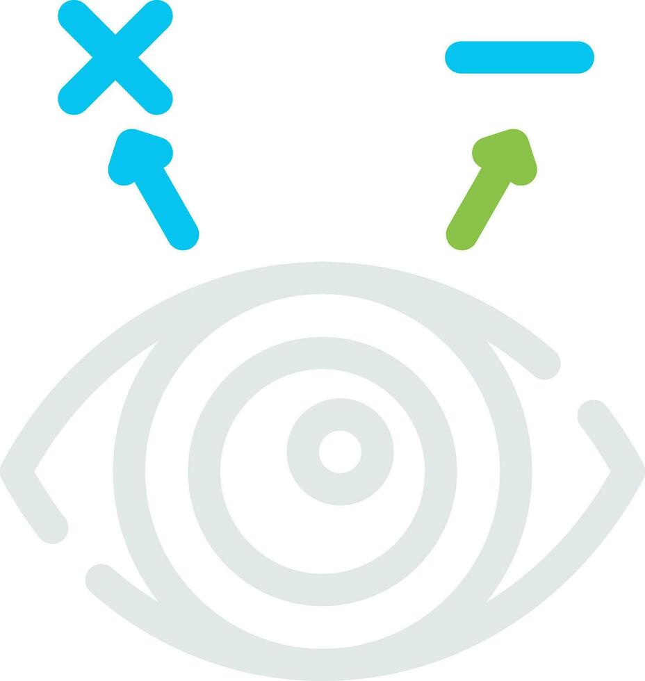 Stereo Vision Creative Icon Design vector