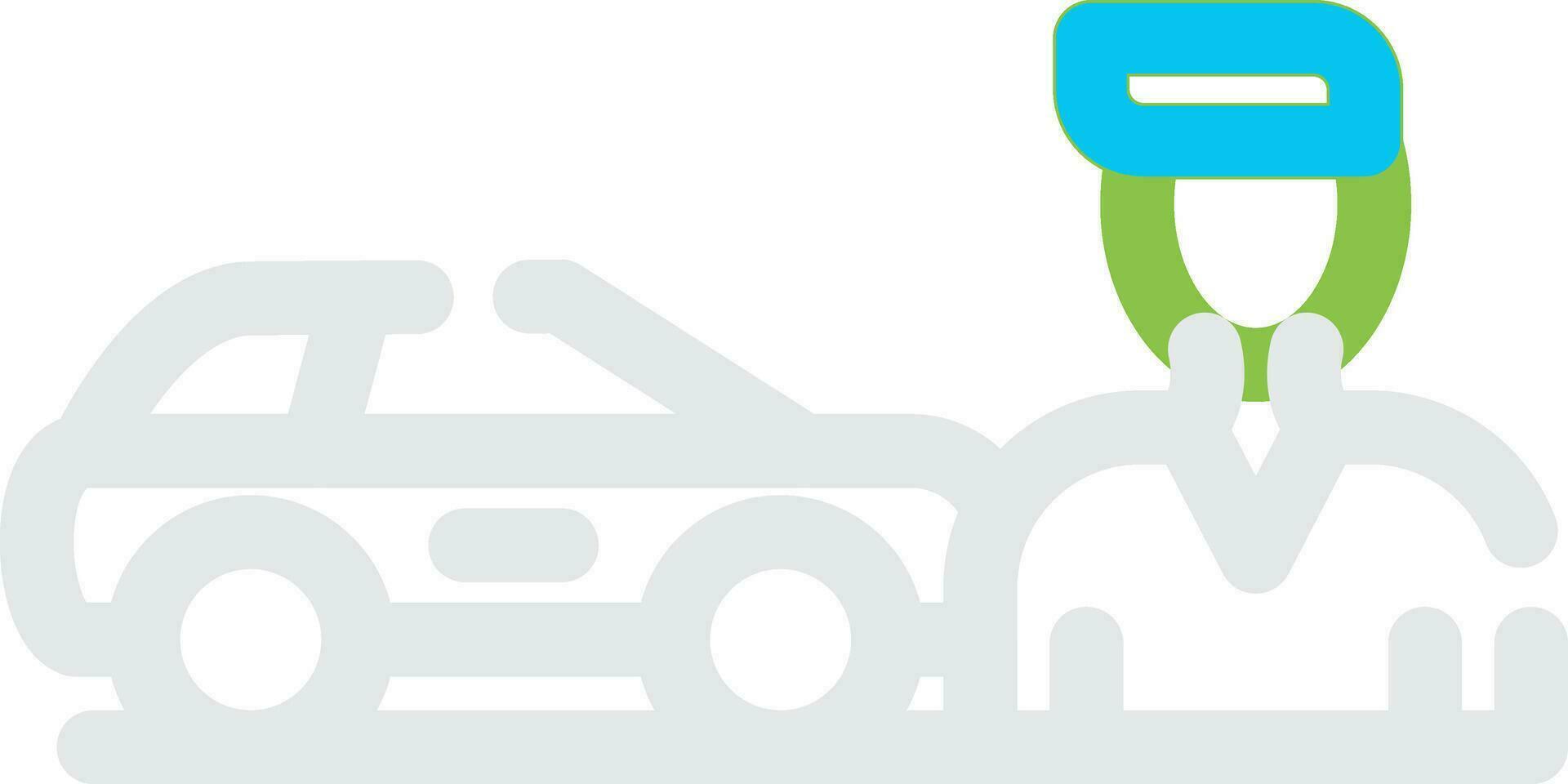 Used Car Dealership Creative Icon Design vector