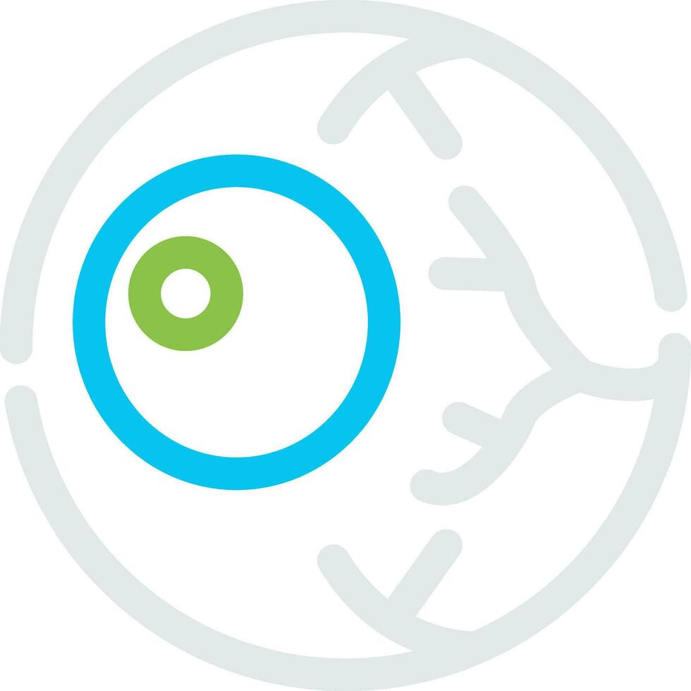 Eyeball Creative Icon Design vector