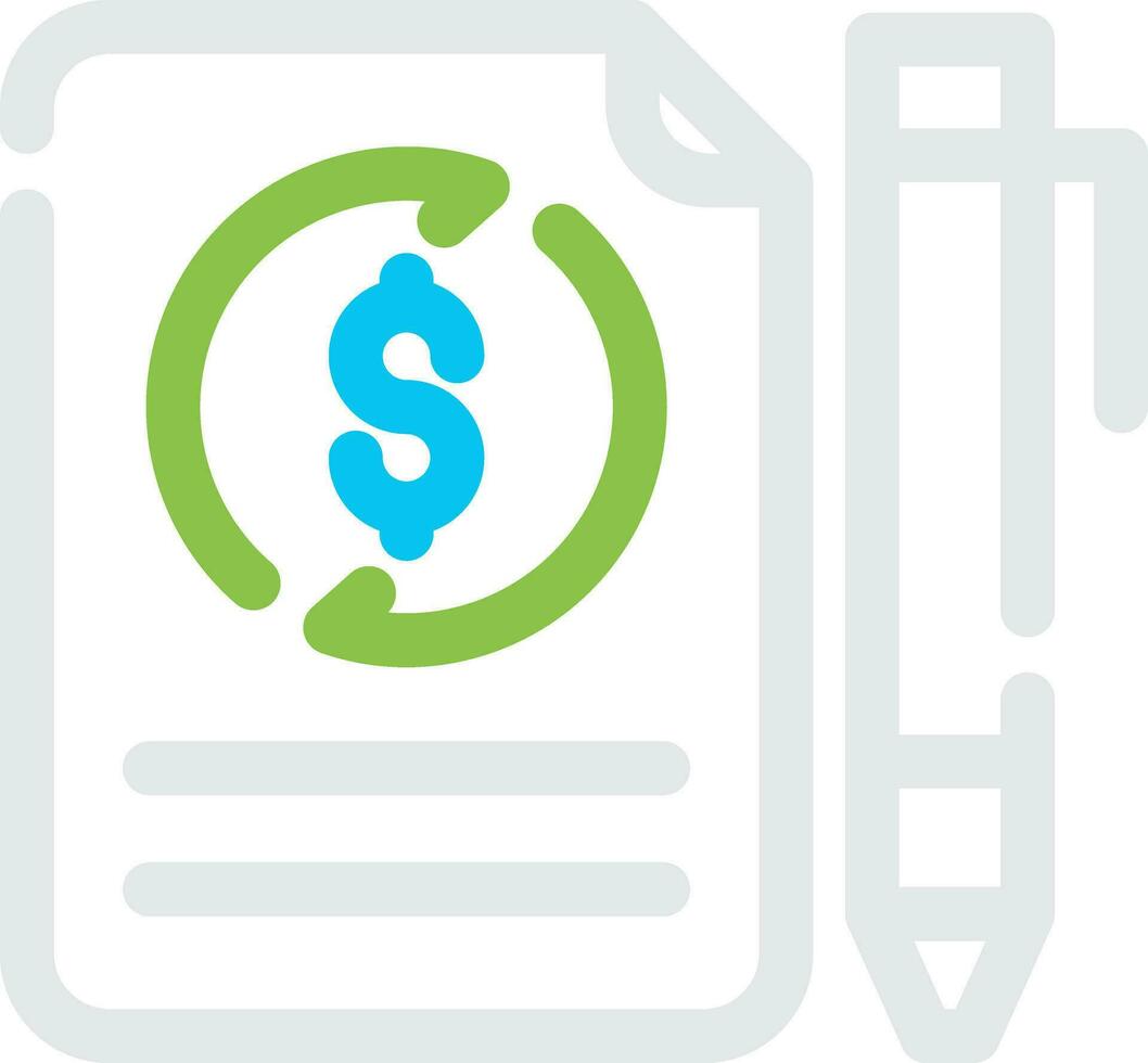 Convertible Note Creative Icon Design vector