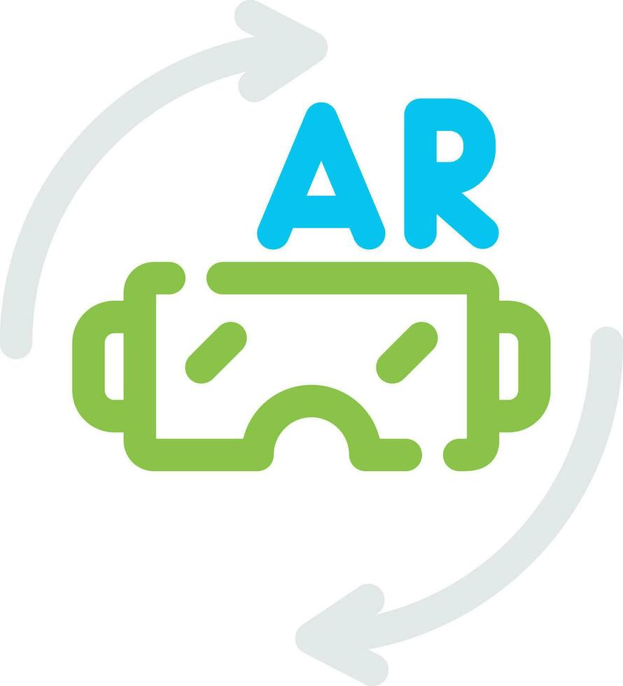 Vr Glasses Creative Icon Design vector