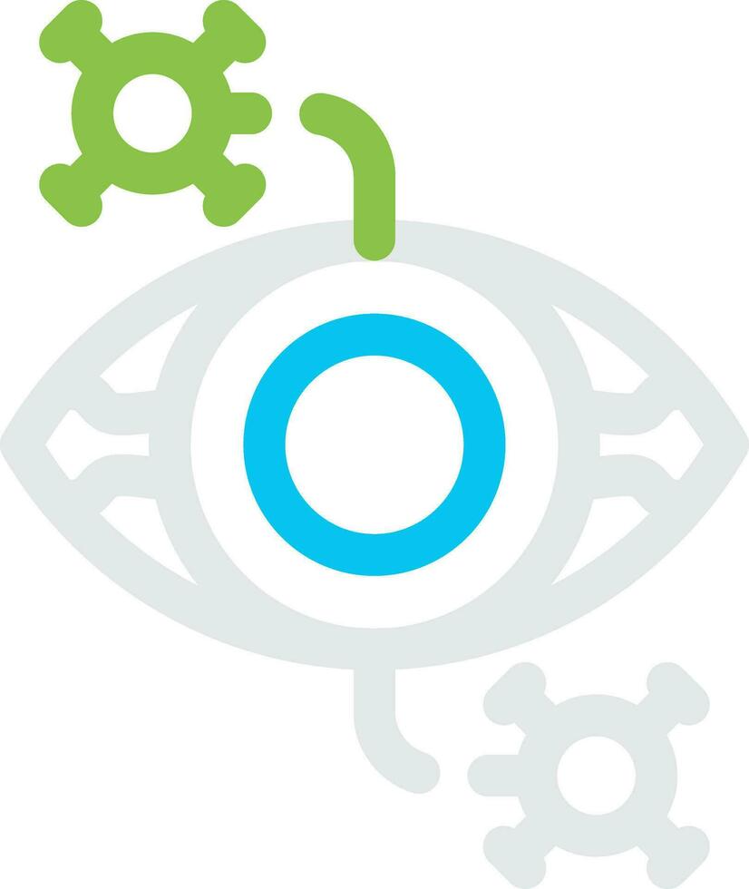 Eye Disease Creative Icon Design vector