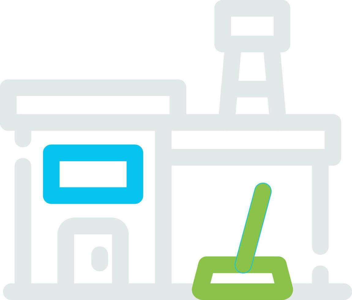 Industrial Cleaning Creative Icon Design vector