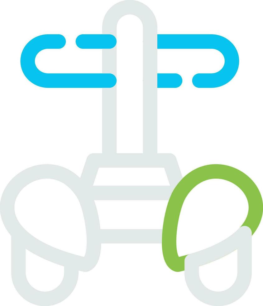 Police Segway Creative Icon Design vector