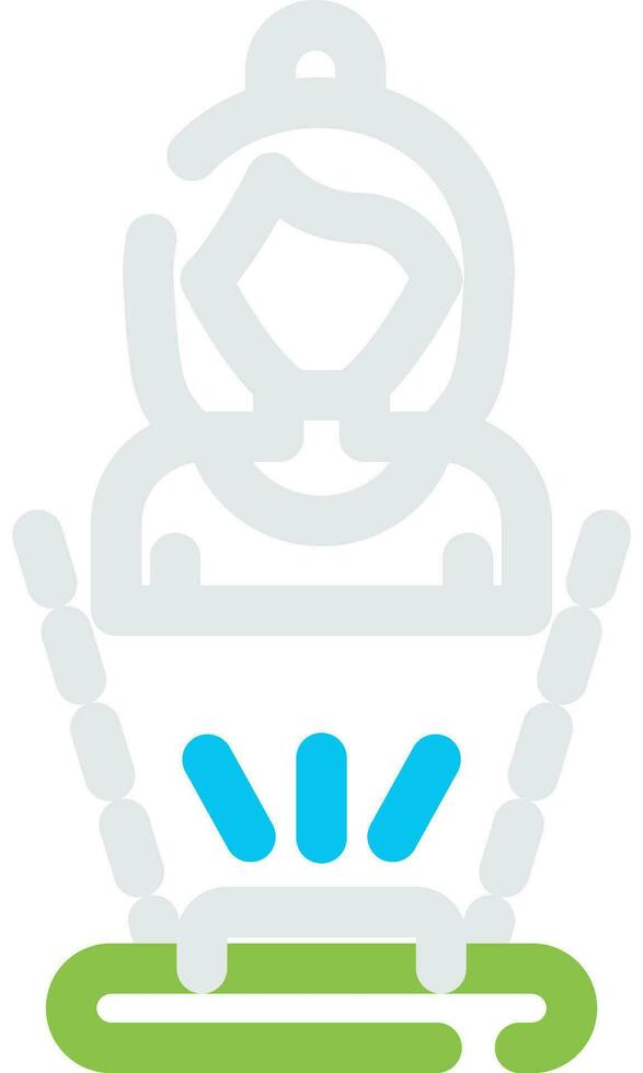 Hologram Creative Icon Design vector