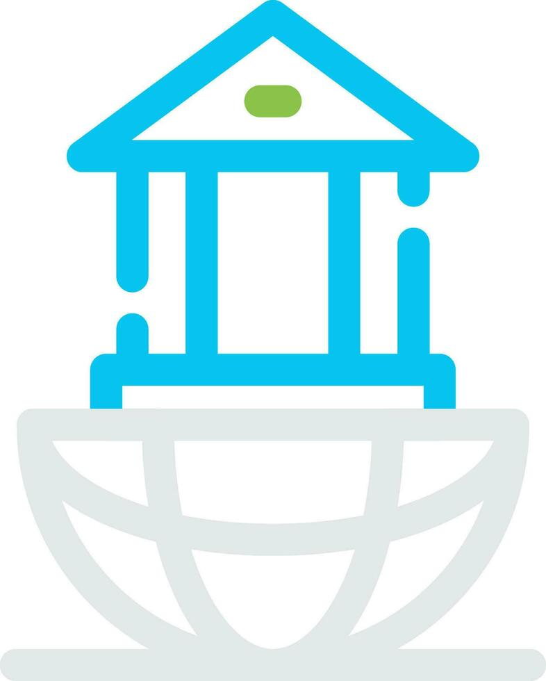 Global Banking Creative Icon Design vector