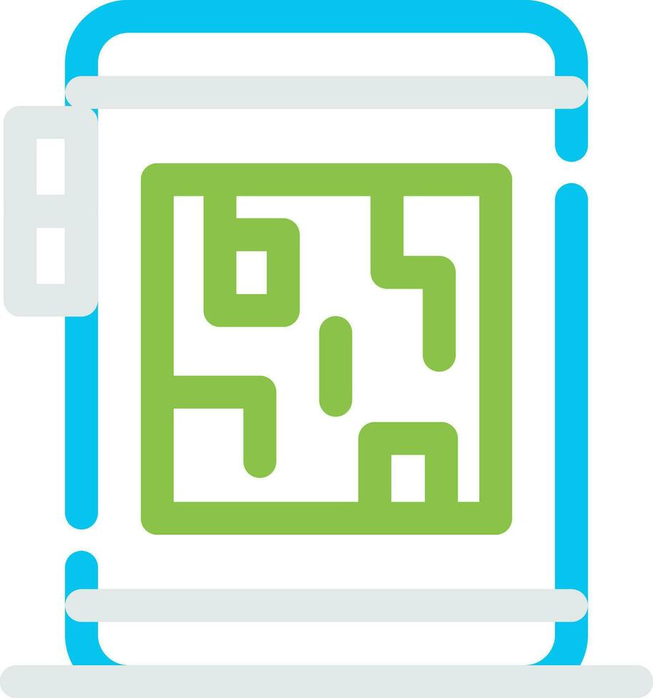 QR Code Creative Icon Design vector