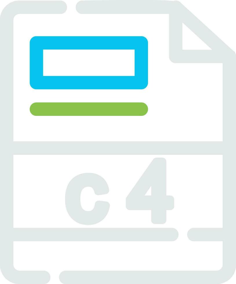 c4 Creative Icon Design vector