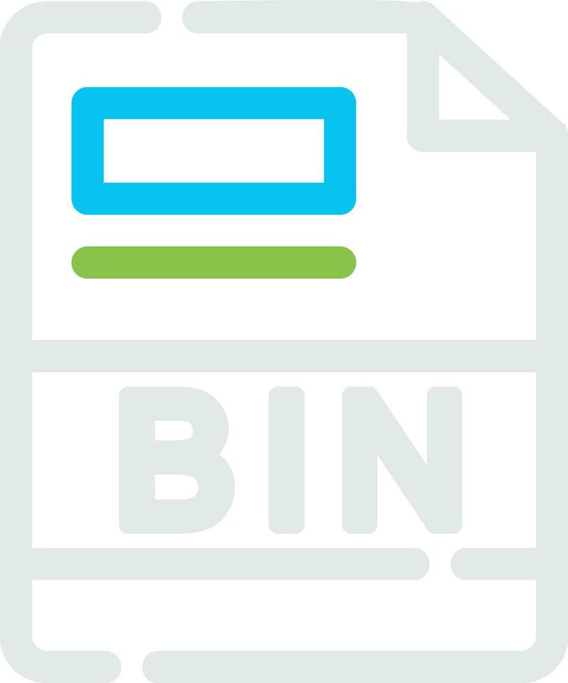 BIN Creative Icon Design vector