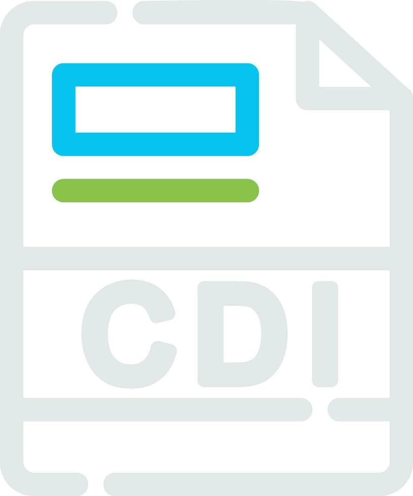 CDI Creative Icon Design vector