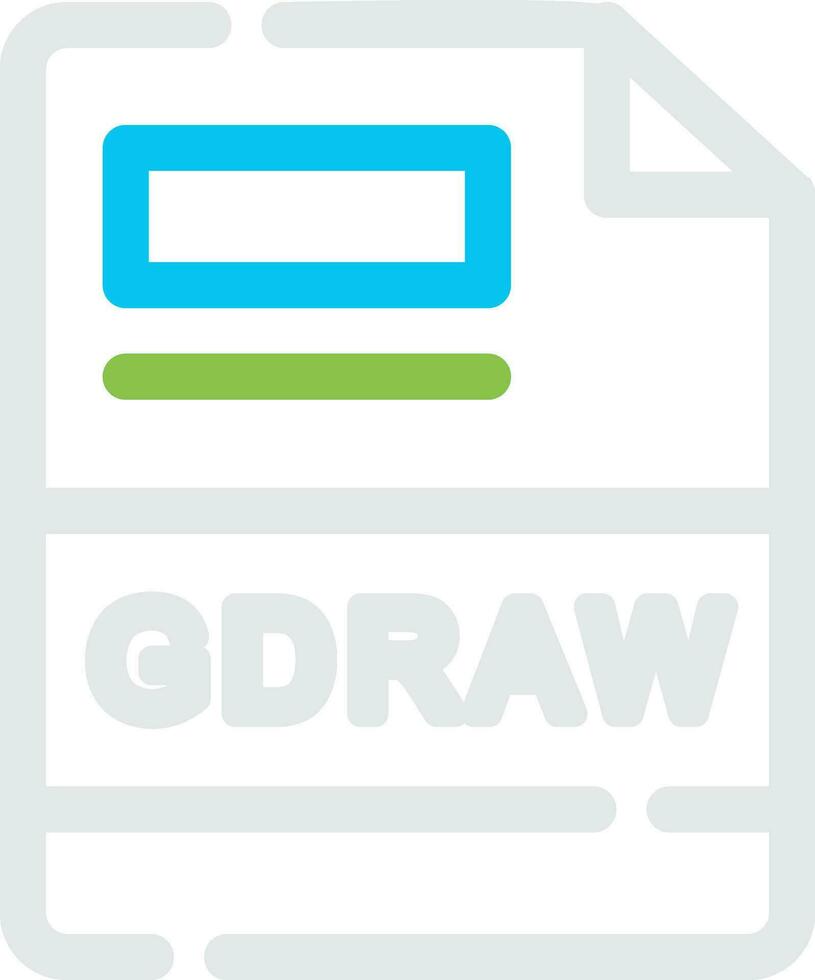 GDRAW Creative Icon Design vector