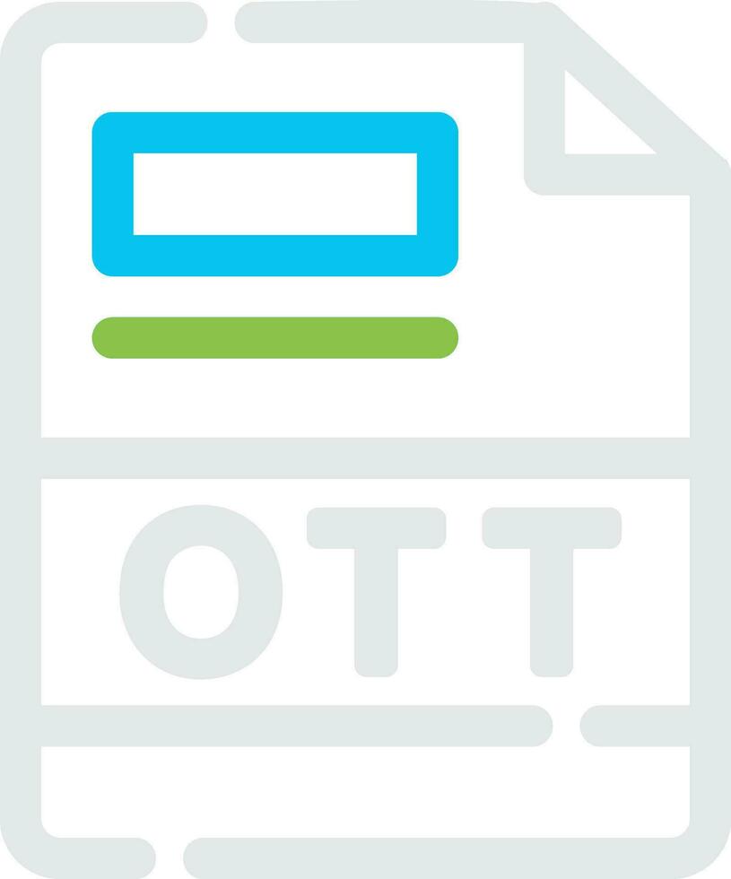 OTT Creative Icon Design vector