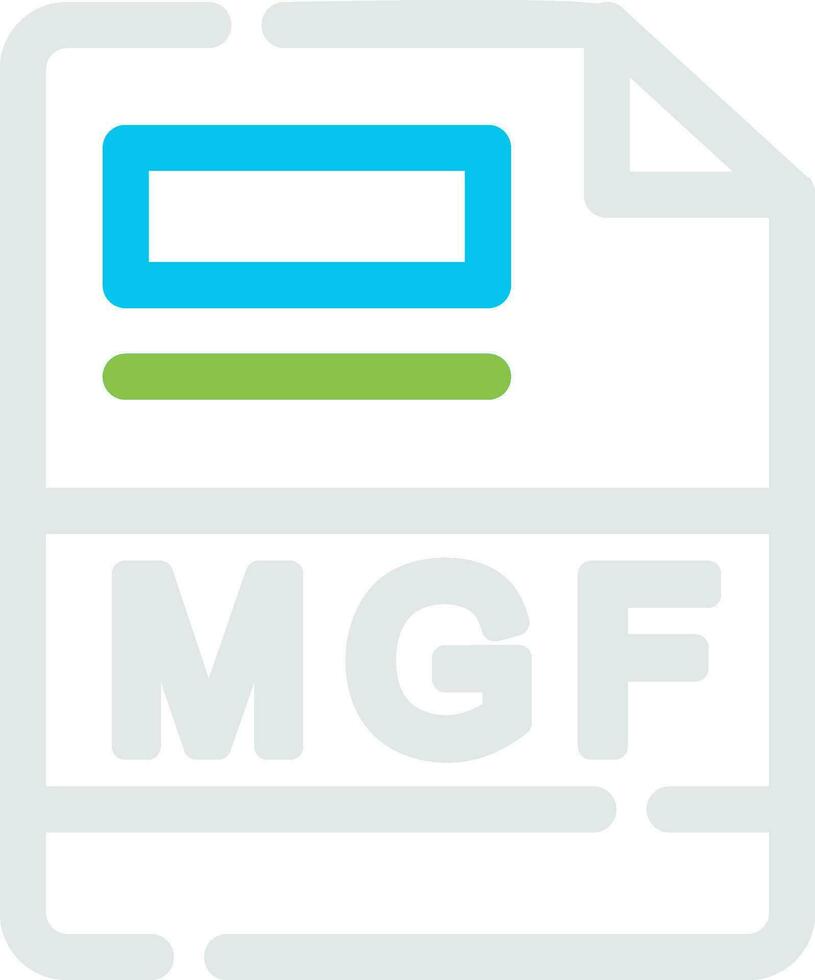 MGF Creative Icon Design vector