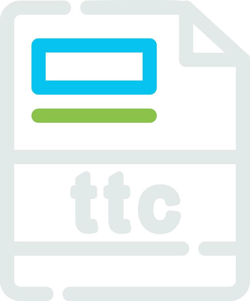 ttc Creative Icon Design vector