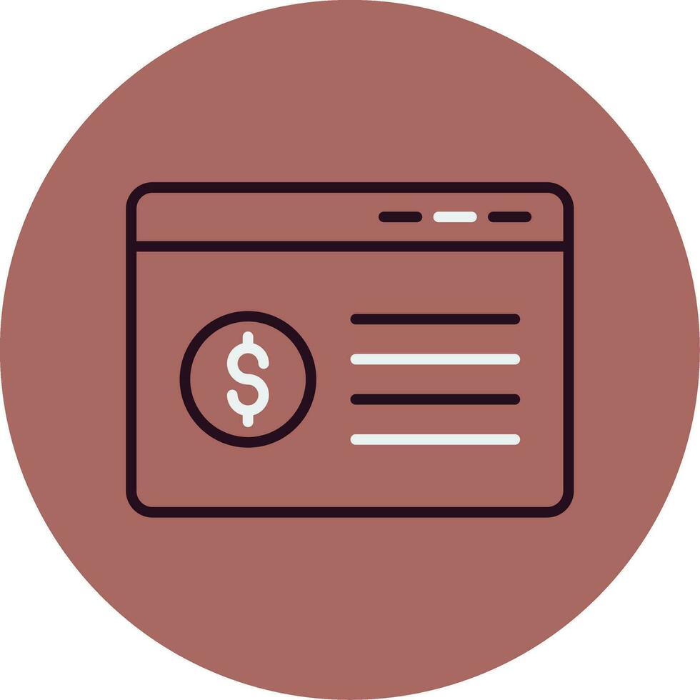 Bank Account Vector Icon