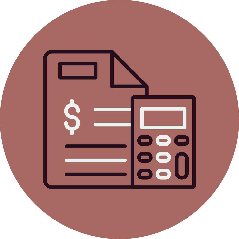 icono de vector de contabilidad