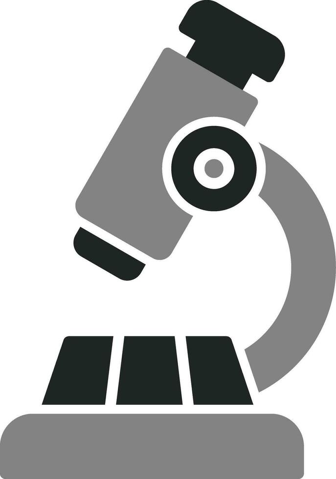 icono de vector de microscopio