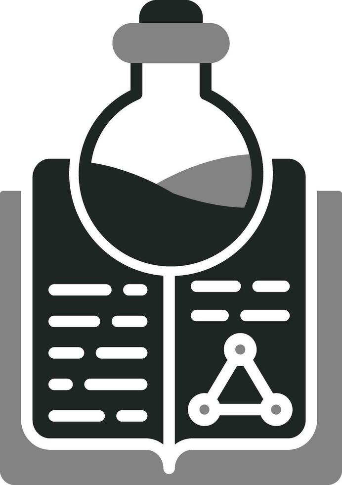 Ciencias libro vector icono