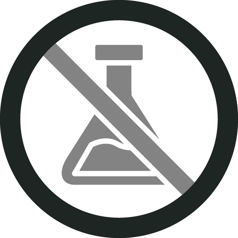 No Chemical Vector Icon