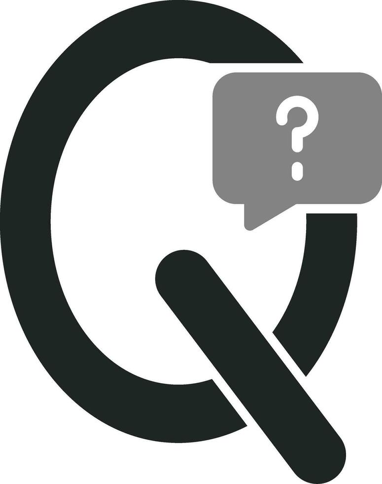 Capital Q Vector Icon