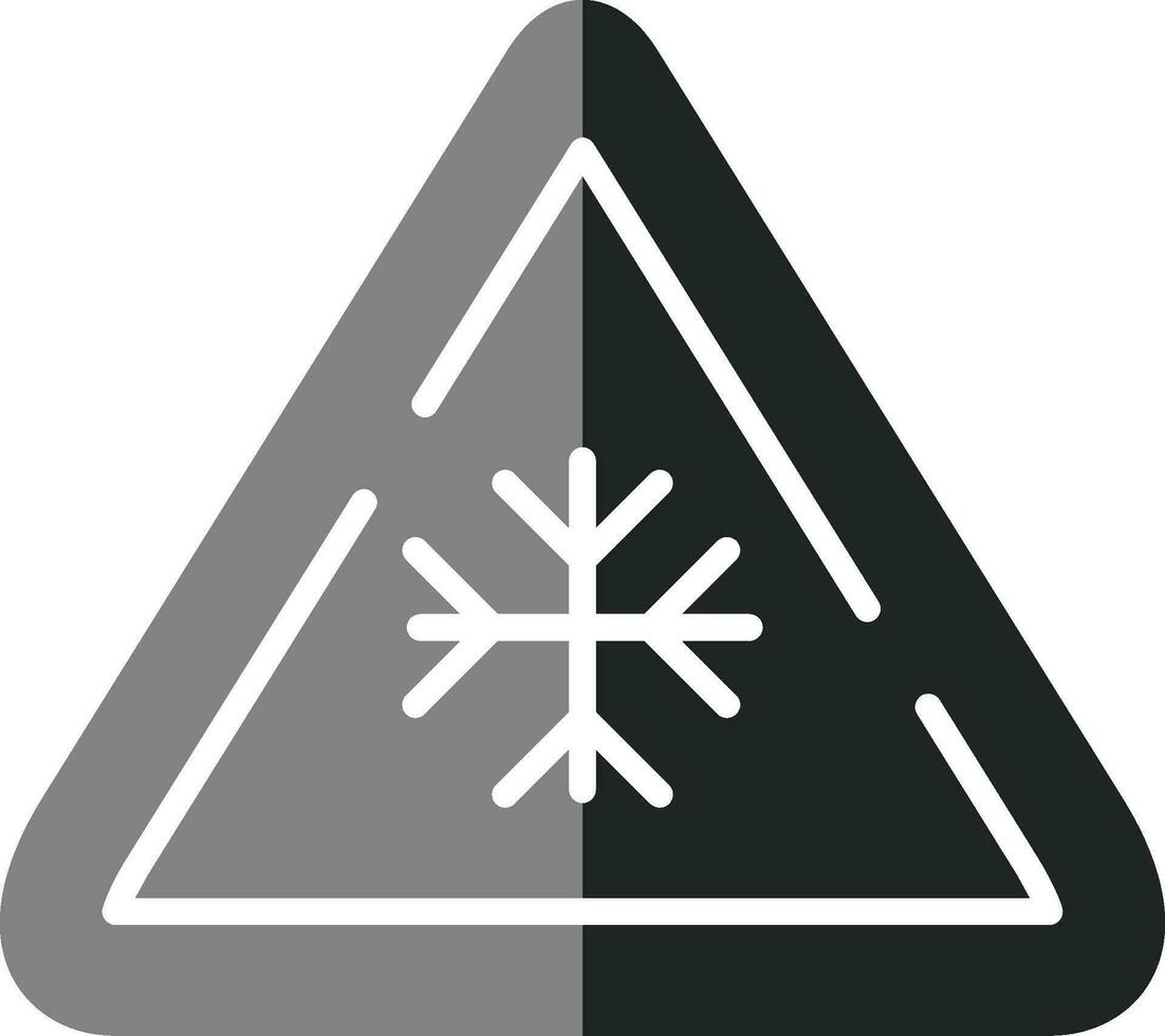 hielo firmar vector icono