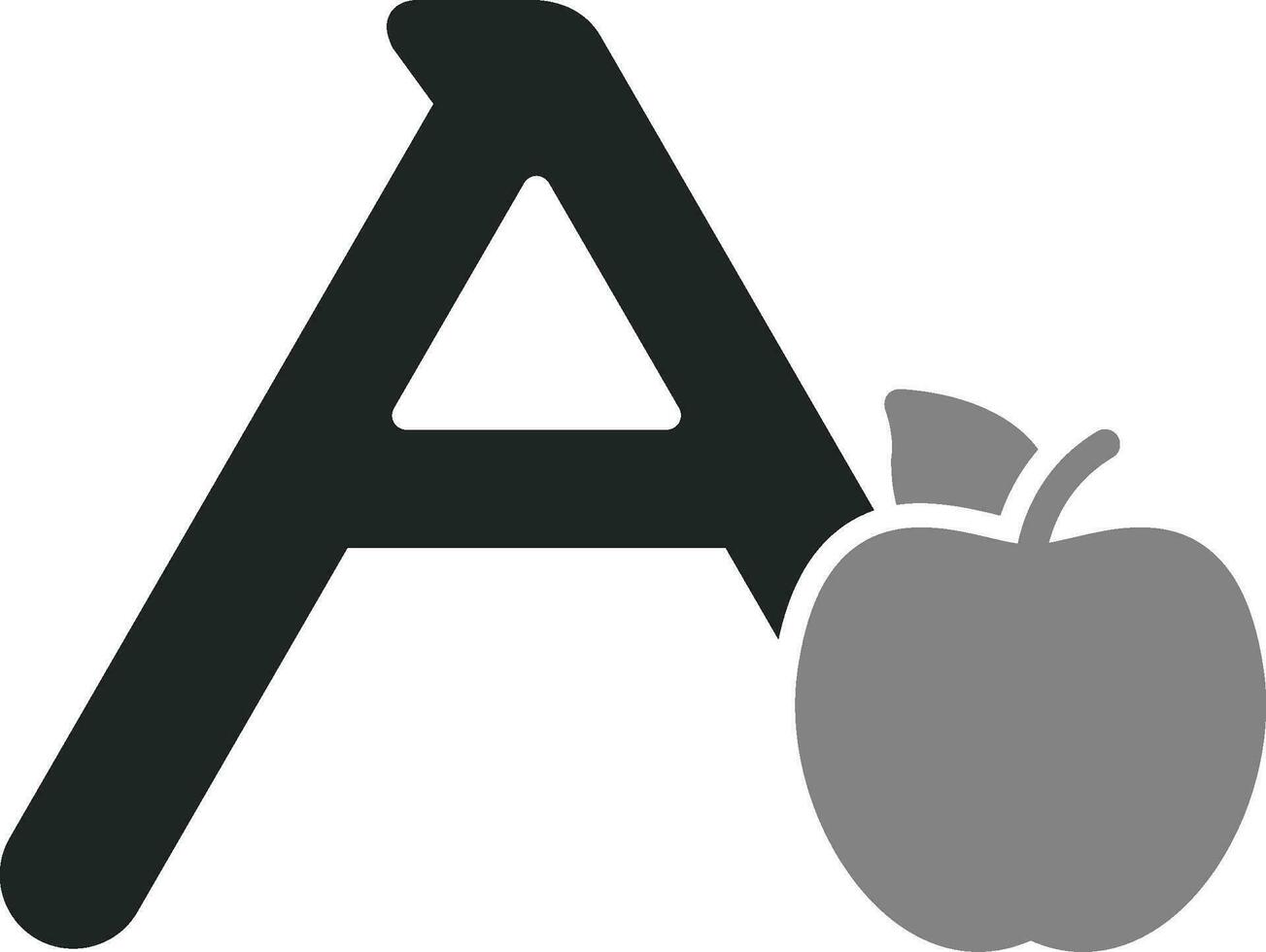 Capital A Vector Icon
