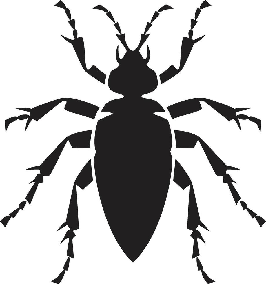 Aphid Icon in Vector Bold and Beautiful Black Design Black Aphid Symbol The Essence of Vector Logo Excellence