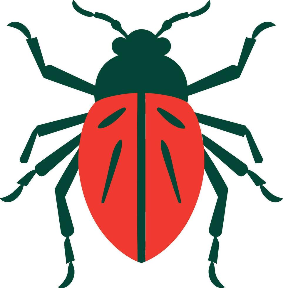 Sleek and Stylish Black Aphid Icon in Vector Minimalistic Mastery Black Vector Aphid Emblem