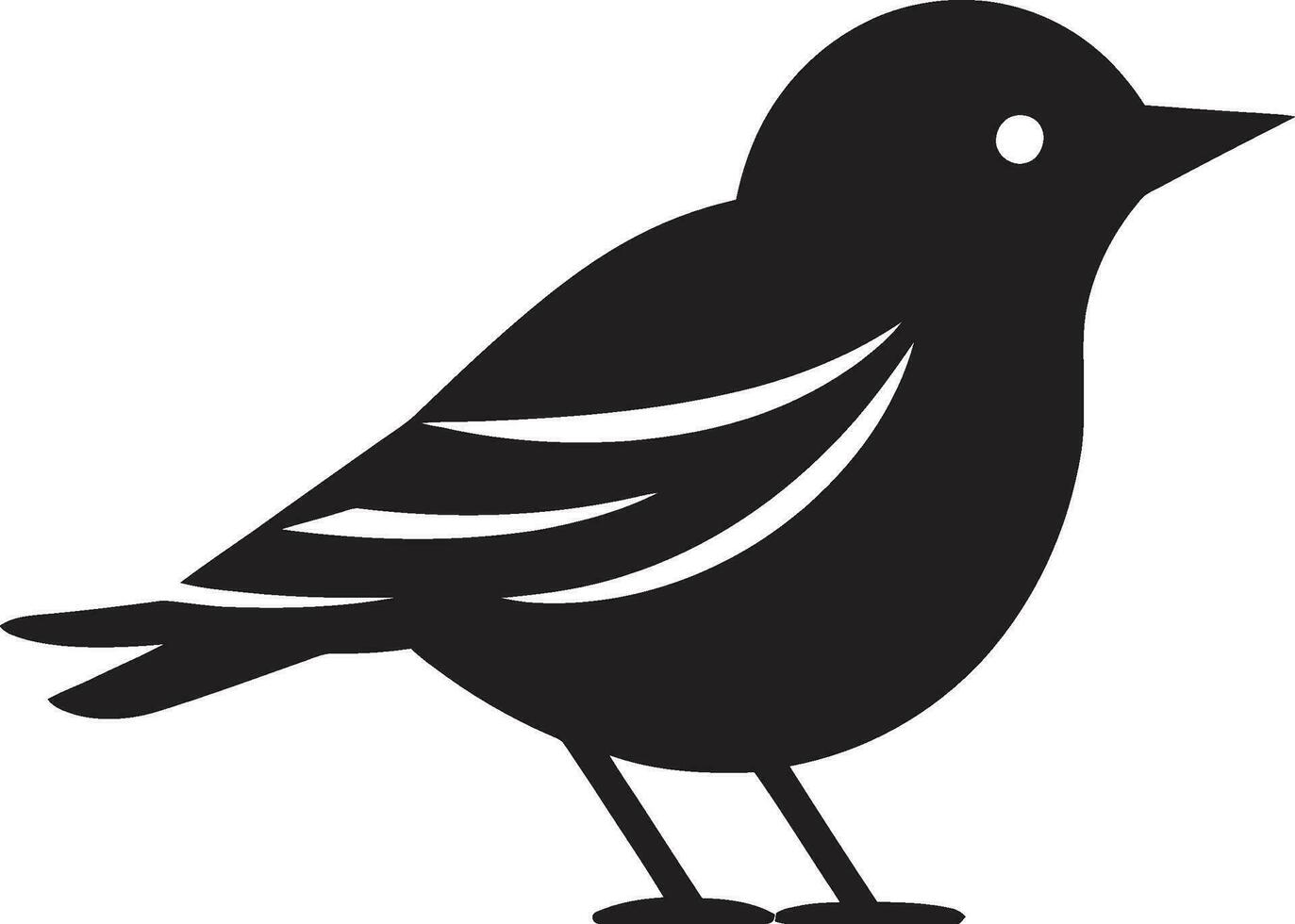 Phoenix in Flight Raptor Silhouette Icon vector
