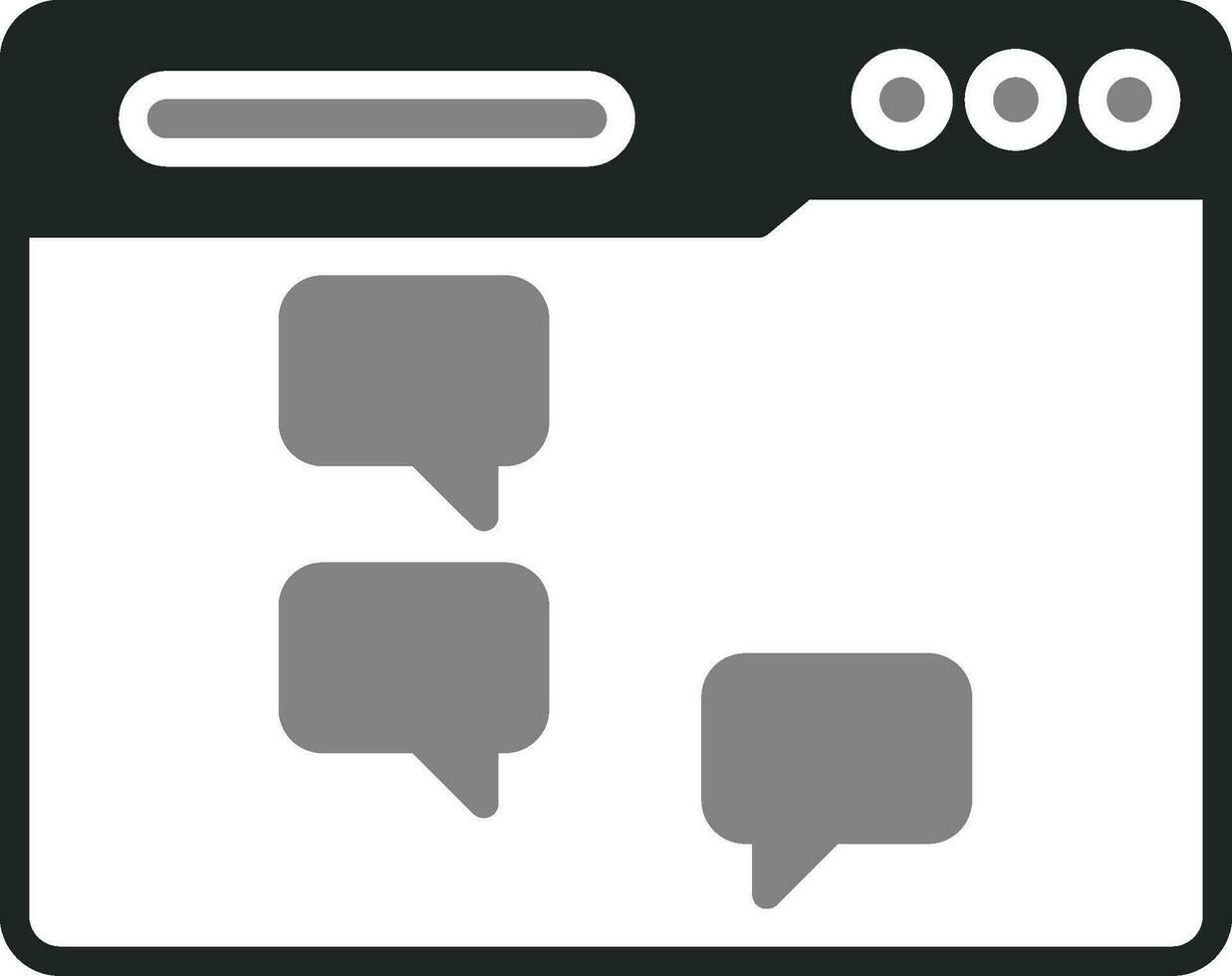 Group Chat Vector Icon