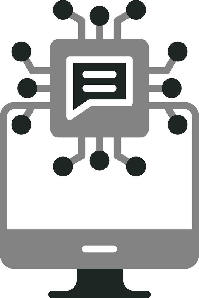 Artificial Intelligence Vector Icon