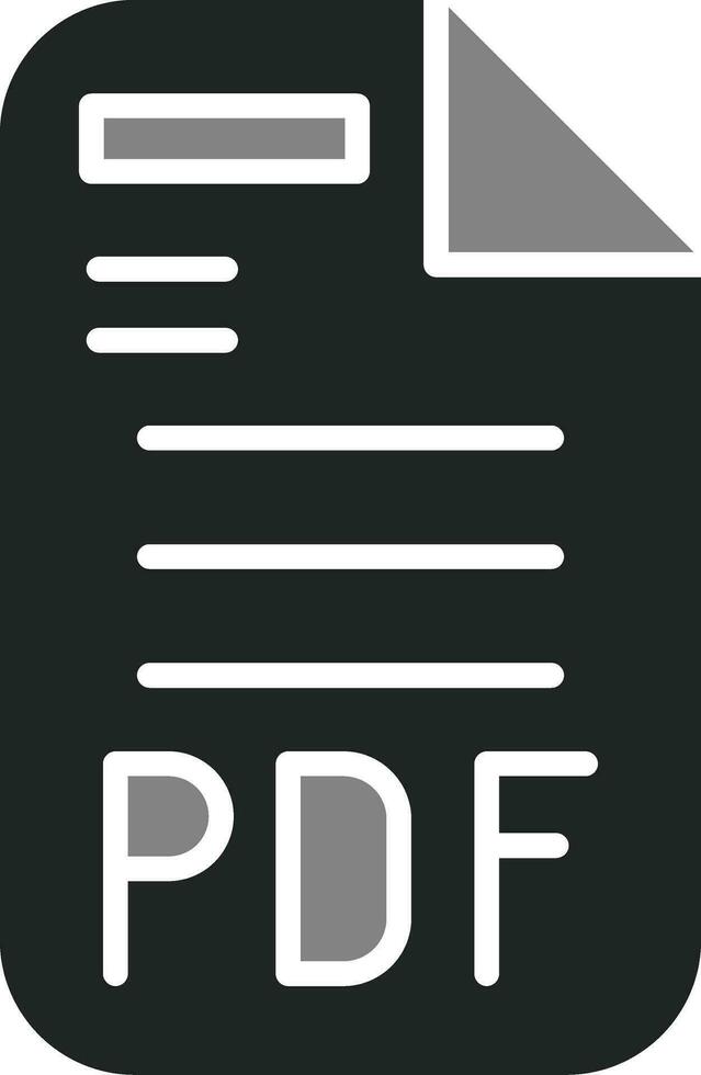 icono de vector de pdf