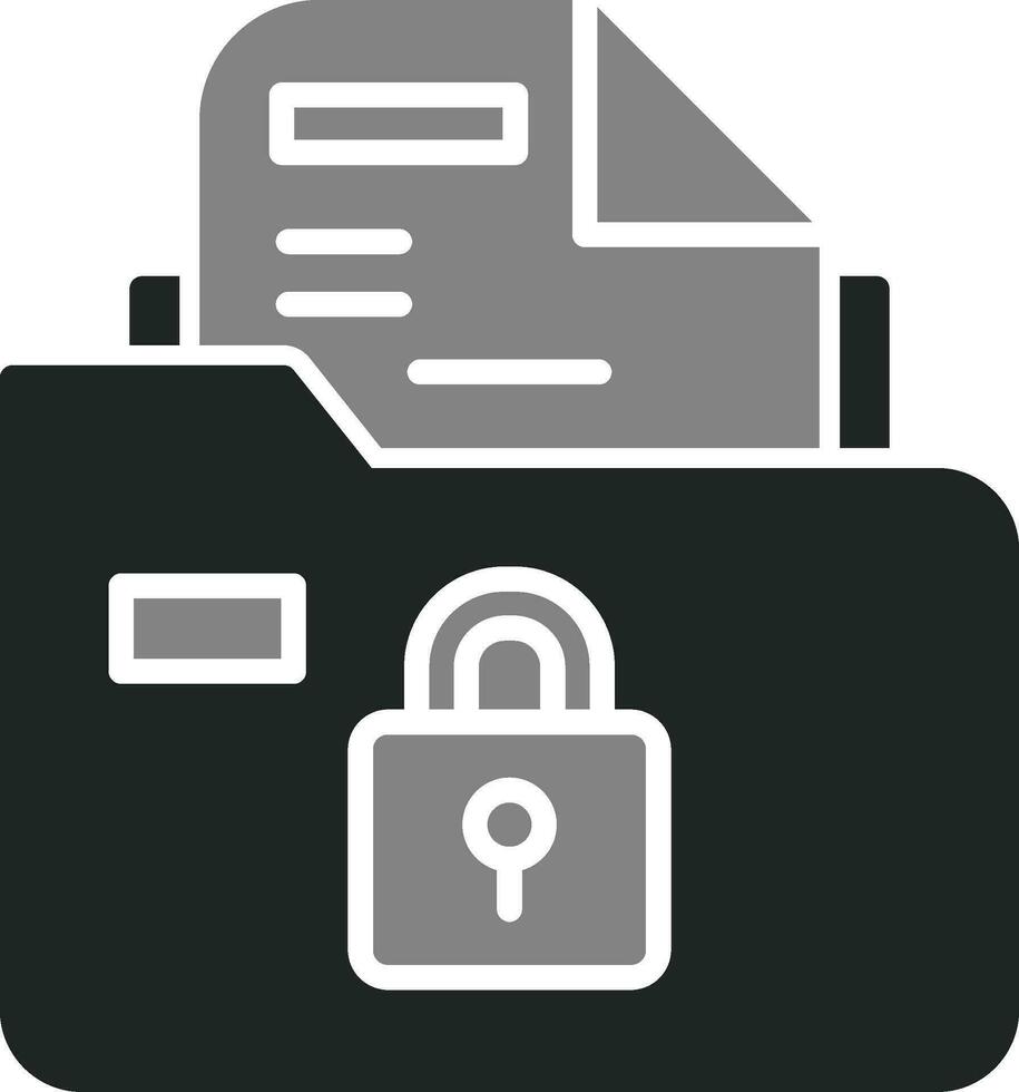 Secure Folder Vector Icon